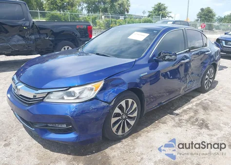 2017 Honda Accord Hybrid Ex-L из США, поврежденный, VIN JHMCR6F54HC010483